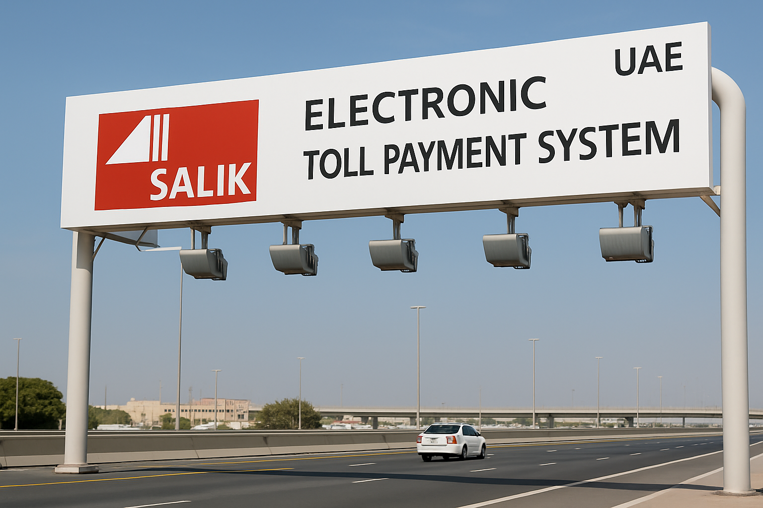 Electronic toll payment system in UAE